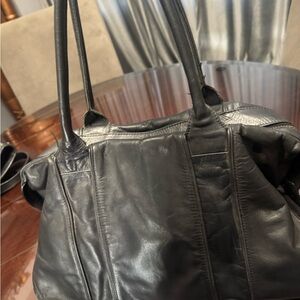 L.A.M.B. Black Leather Bag